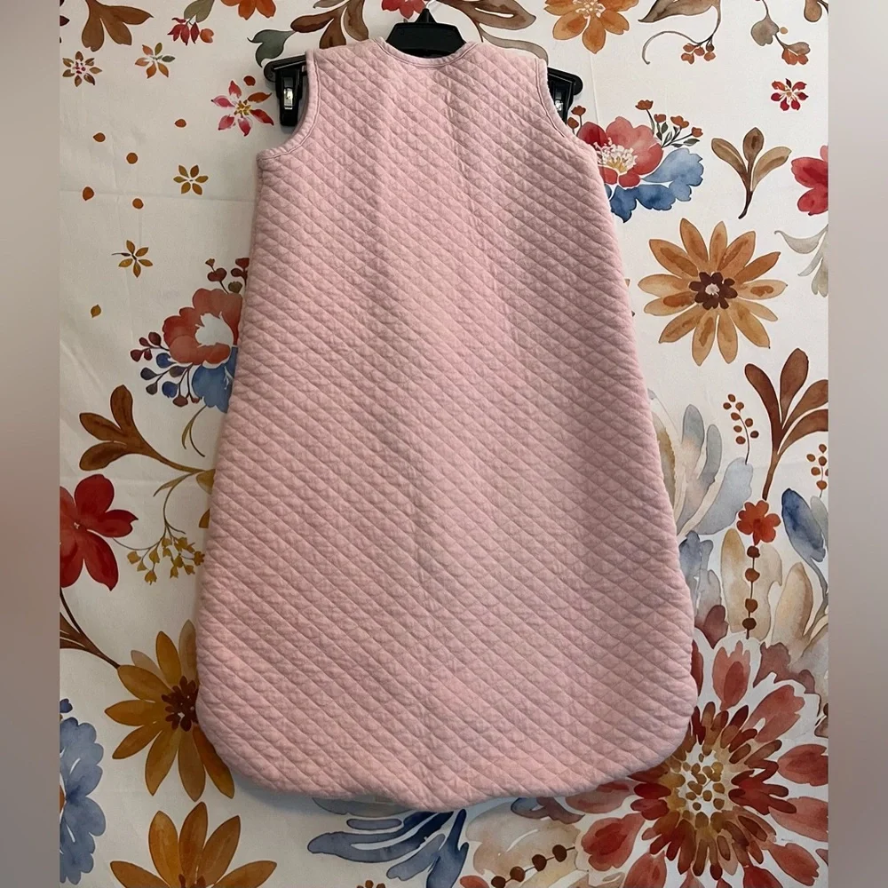 Hanna Andersson M Light Pink 100% Organic Minimal Clean Girl Wearable Sleep Sack
